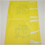 Two Signed Masters Flags - 2007 by Bernhard Langer & 2008 by Ben Crenshaw JSA ALOA