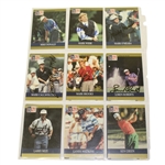 Lot of Ninety-Six 1991 Pro-Set Signed Golf Cards JSA COA