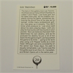Ray Floyd & Lee Trevino Signed Mueller LTD Ed Card #641 JSA COA