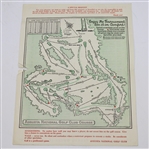 1950 Masters Thursday Pairing Sheet