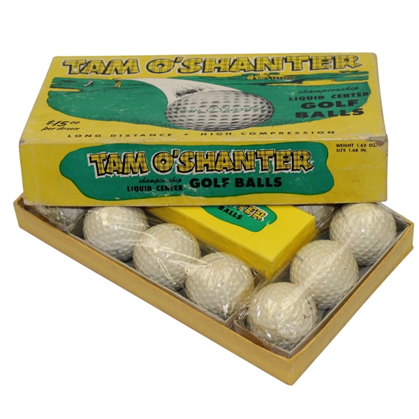 Classic Dozen Tam OShanter Long Distance High Compression Liquid Center Golf Balls