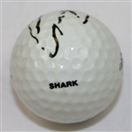 Greg Norman Signed Personal 'Shark' Logo Golf Ball JSA ALAO