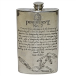 Pinehurst No. 2 Golf Pewter Flask - Made in England