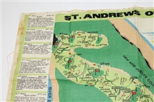 Old Course at St. Andrews Cloth Map Banner