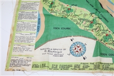 Old Course at St. Andrews Cloth Map Banner