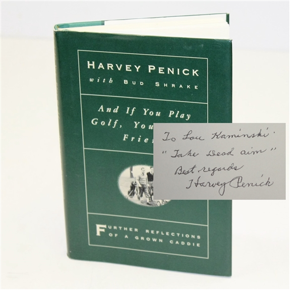 Harvey Penick Signed Book And If You Play Golf, Youre My Friend JSA ALOA