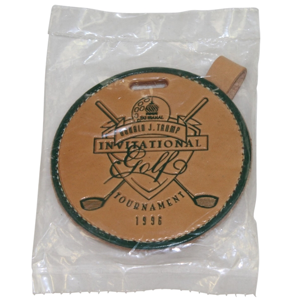 Donald Trump 1996 Invitational Golf Tournament Bag Tag - Original Packaging