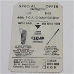 1964 PGA Championship at Columbus Country Club Final Round Ticket #G03580