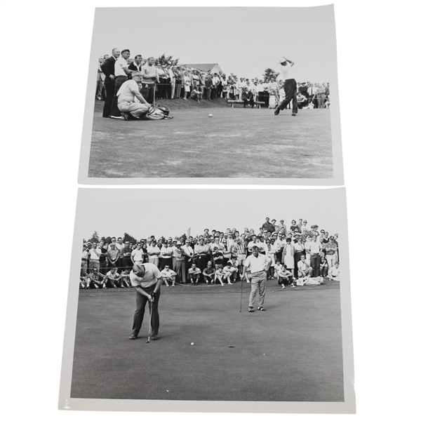 Lot of Two 1960s Jack Nicklaus & Arnold Palmer Original Photos