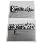 Lot of Two 1960s Jack Nicklaus & Arnold Palmer Original Photos