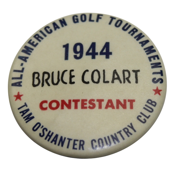 1944 All-American Tam O'Shanter Contestant Badge - Bruce Colart