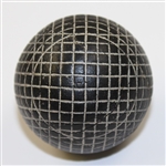 Vintage Silver Town Gutta Percha Golf Ball - Circa 1890's