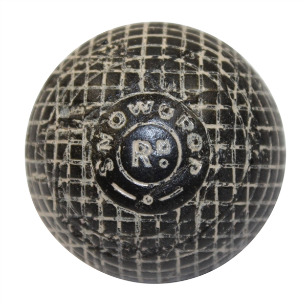Vintage Snowdrop Rd. Gutta Golf Ball - Circa 1890s