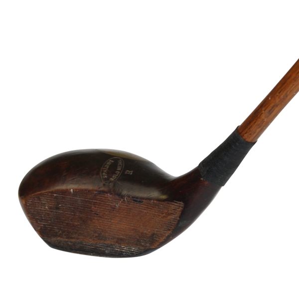 Spalding Gold Medal Wood Cleek with Shaft Stamp - Circa 1909