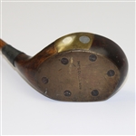 Spalding Gold Medal Wood Cleek with Shaft Stamp - Circa 1909