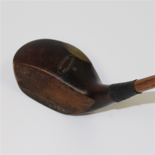 Spalding Gold Medal Wood Cleek with Shaft Stamp - Circa 1909