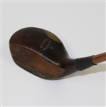 Spalding Gold Medal Wood Cleek with Shaft Stamp - Circa 1909