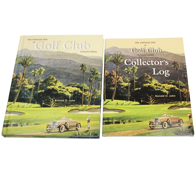 Ronald O. John Signed Golf Club Collectibles Book with Collectors Log JSA COA