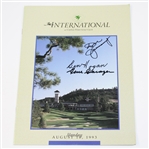 Ben Hogan, Gene Sarazen, & Don January Signed 1993 International Program JSA ALOA