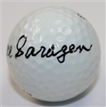 Gene Sarazen Signed Golf Ball JSA #N35976