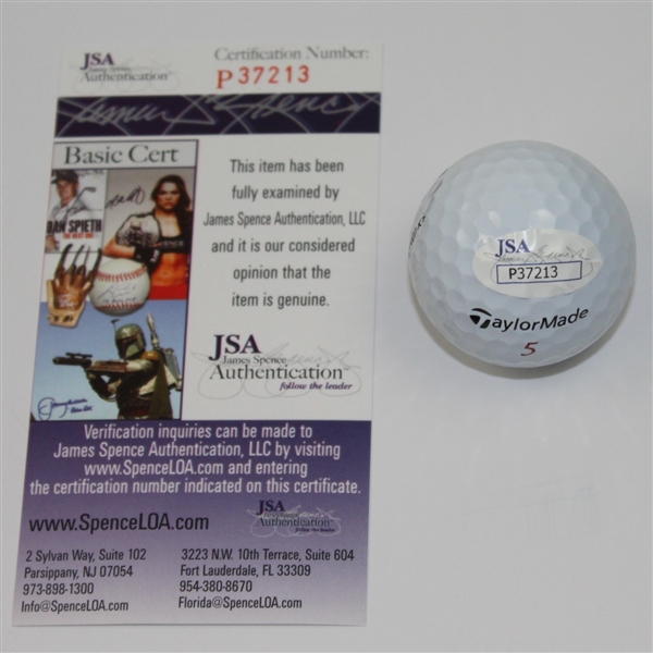 Dustin Johnson Signed Golf Ball JSA #P37213