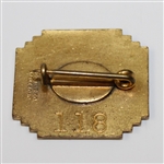 1940 U.S.G.A. Amateur Public Links Contestant Badge - Detroit #118-Rackham Golf Course