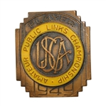 1949 Amateur Public Links Contestant Badge 
