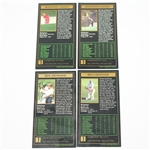 Lot of Four Signed GSV Collection Cards - Langer & Crenshaw JSA ALOA