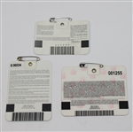 1997, 2001, & 2005 Masters Badges - Tiger Woods Wins