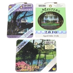 2004, 2006, 2010 Masters Badges - Phil Mickelson Wins