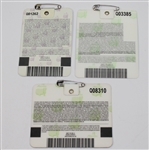 2004, 2006, 2010 Masters Badges - Phil Mickelson Wins