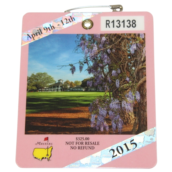 2015 Masters Badge - Jordan Spieth