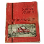 1932 US Amateur Championship at Baltimore CC Program - Ross Somerville