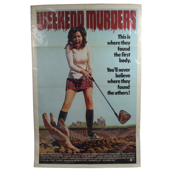 The Weekend Murders 1972 Classic Movie Poster
