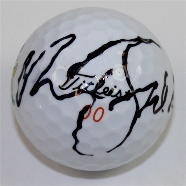 Nick Faldo Signed Masters Logo Golf Ball JSA LOA