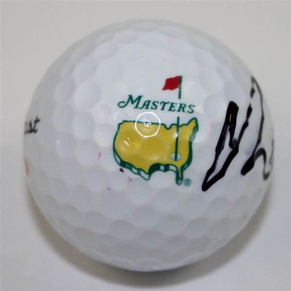Nick Faldo Signed Masters Logo Golf Ball JSA LOA