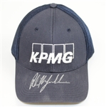 Phil Mickelson Signed KPMG Hat JSA ALOA