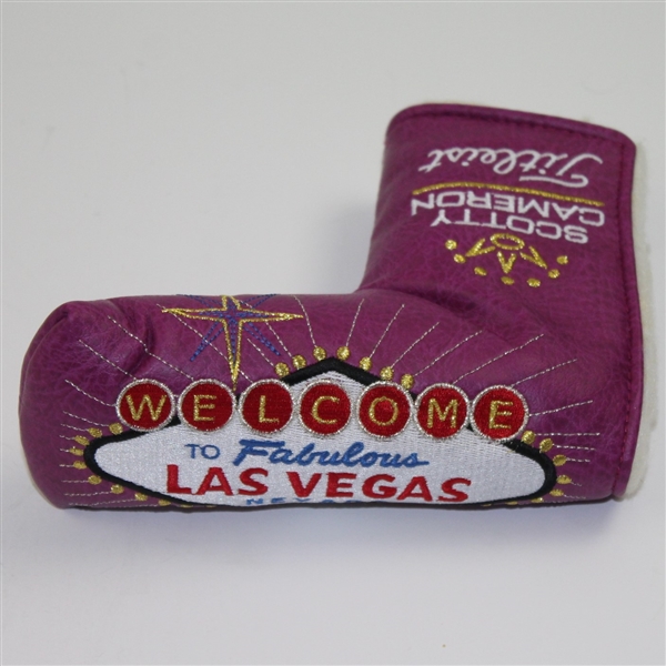 Purple Scotty Cameron 'Butch Harmon - School of Golf' Las Vegas Putter Headcover