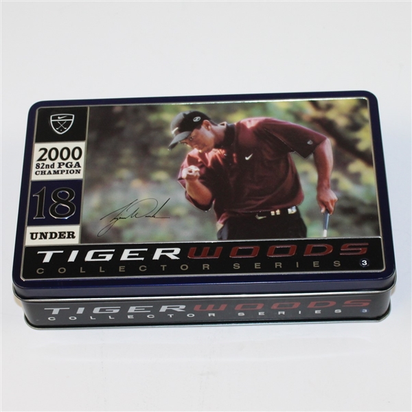 2000 Tiger Woods Nike Commemorative PGA Champion Dozen Ball Tin Box Set