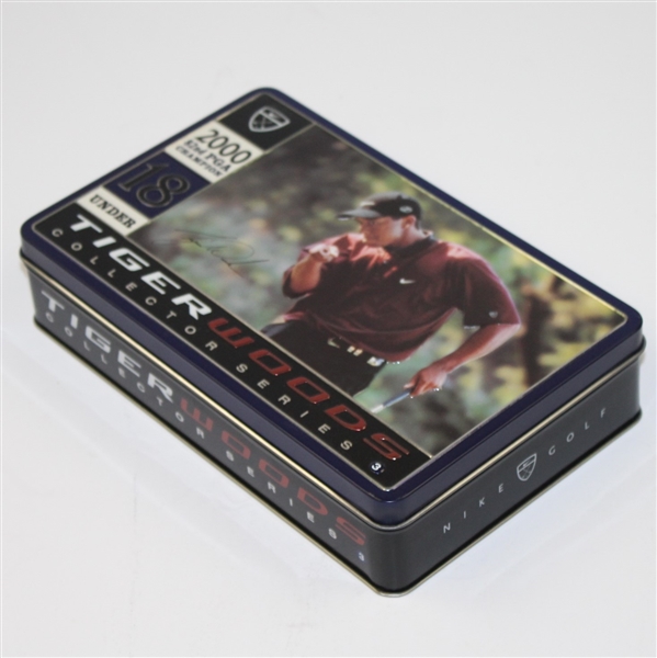 2000 Tiger Woods Nike Commemorative PGA Champion Dozen Ball Tin Box Set