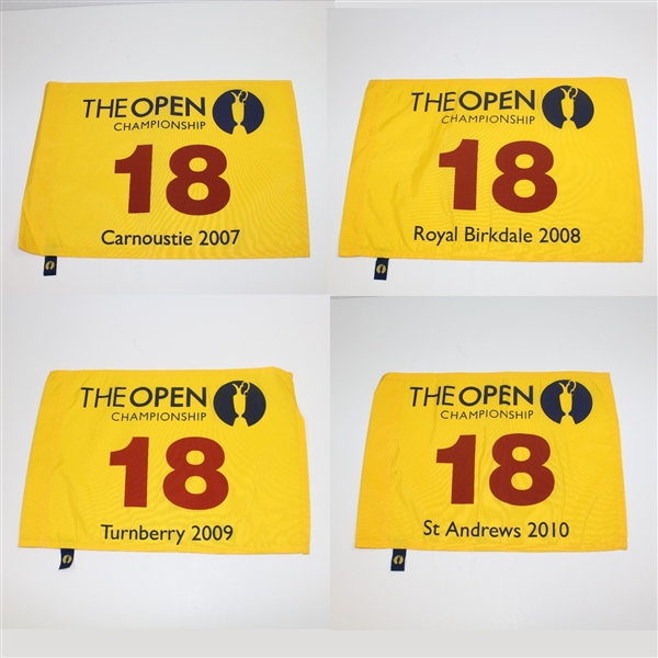 2007, 2008, 2009, & 2010 Open Championship Course Issued Flags