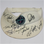 Multi-Signed 1991 PGA at Crooked Stick Visor - Nicklaus, Watson, and others JSA ALOA