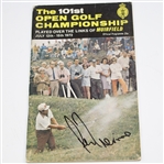 Winner Lee Trevino Signed 1972 Open Championship at Muirfield Program JSA ALOA