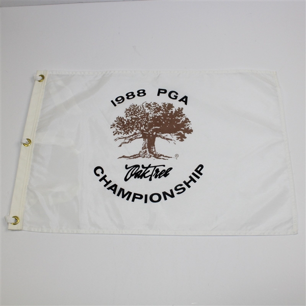 1988 PGA Championship at Oak Tree White Flag-Estate of PGA Pro-Jeff Sluman Champ