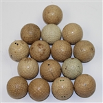 Lot of 15 Mesh Pattern Golf Balls