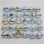 Lot of Thirty Signed Golf Balls JSA ALOA