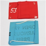 1968 & 1974(Signed) Open Championship PRESS Arm Bands - Two of Gary Players Wins JSA ALOA