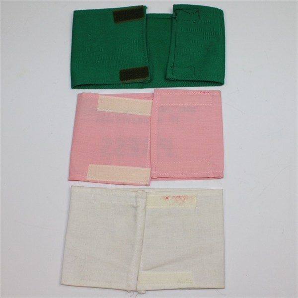 1979, 1984, & 1988 Open Championship Arm Bands - All Three Seve's Victories