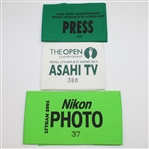 1996, 2001, & 2012 Open Championship Arm Bands - Wins from Royal Lytham & St. Annes