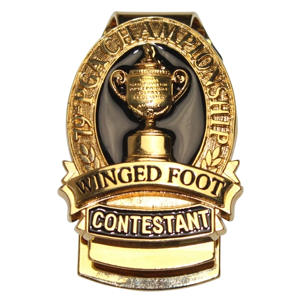 1997 PGA Championship at Winged Foot Contestant Badge - Steve Jones Collection